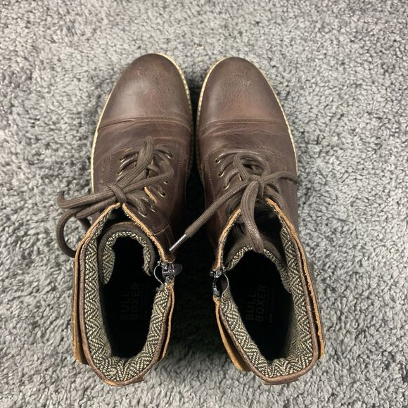 B-52 by Bullboxer mens size 11 lace up casual ankle boots brown